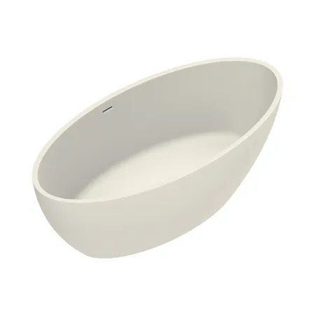 Catalano Solid Ванна отдельностоящая 165x80хh52см, с переливом, сифон в комплекте, цвет: Lino Satinato