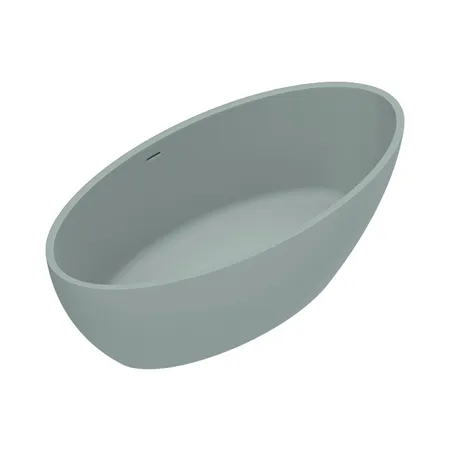 Catalano Solid Ванна отдельностоящая 165x80хh52см, с переливом, сифон в комплекте, цвет: Aqua Satinato