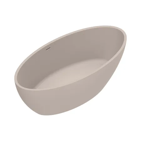 Catalano Solid Ванна отдельностоящая 165x80хh52см, с переливом, сифон в комплекте, цвет: Seta Satinato