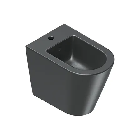 Catalano Zero Биде напольное 55x35см, с 1 отв., цвет: черный матовый