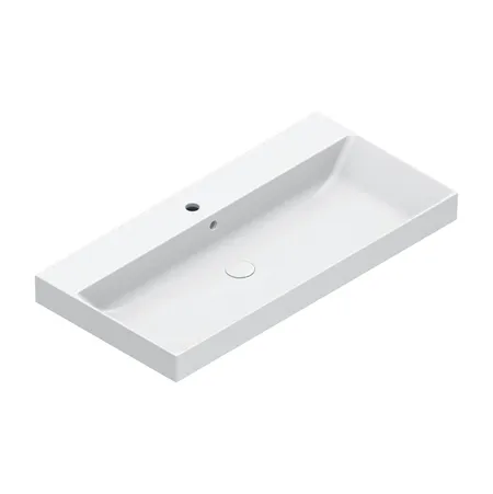 Catalano Zero Раковина 100x50см, с 2 отв., цвет: белый глянцевый
