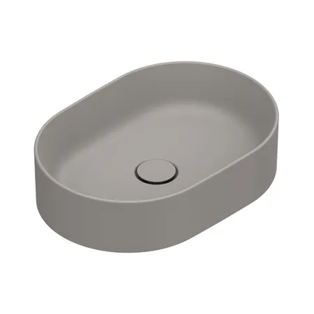 Catalano Zero Раковина 50x35см, накладная, без отв., без перелива, цвет: Tortora Satinato