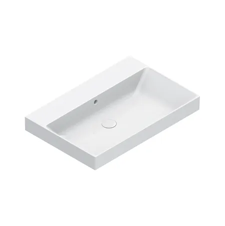 Catalano Zero Раковина 75x50см, без отв., цвет: белый глянцевый