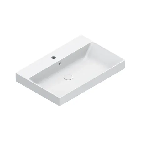 Catalano Zero Раковина 75x50см, с 1 отв., цвет: белый глянцевый
