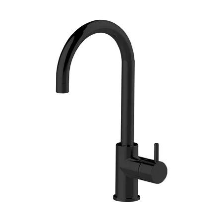 Cisal Less New Смеситель для раковины, на 1 отв., цвет: черный матовый