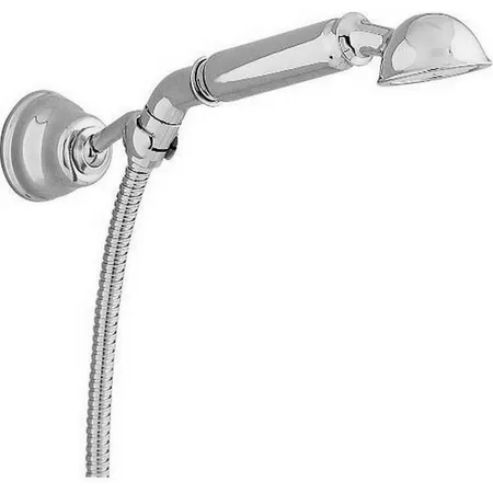 CISAL Shower Душевой гарнитур:ручная лейка,шланг 120 см,держатель настенный для лейки, цвет: хром