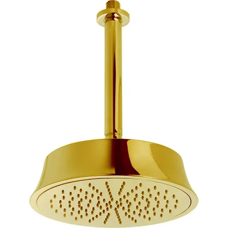 CISAL Shower Верхний душ D220 мм с потолочным держателем L270 мм, цвет: золото