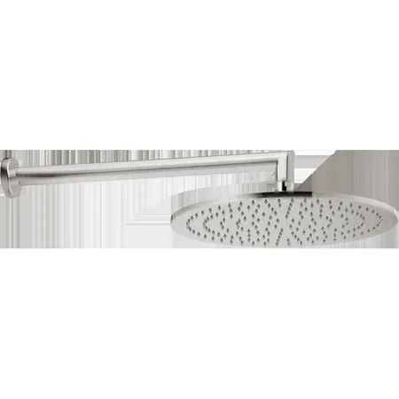 CISAL Shower Верхний душ D300 мм с настенным держателем L400 мм, цвет: никель матовый