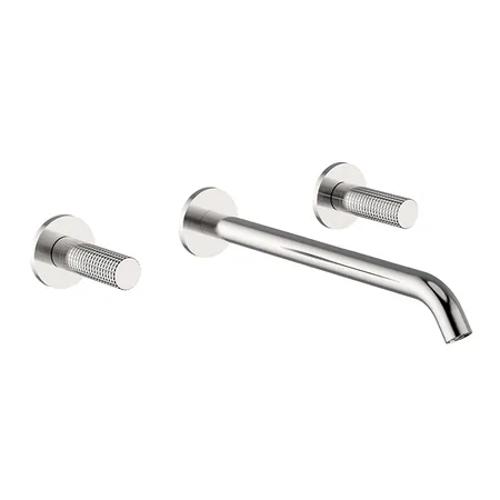 Cisal X32 Смеситель для раковины, встраиваемый, излив: 25см., цвет: Brushed Stainless Steel
