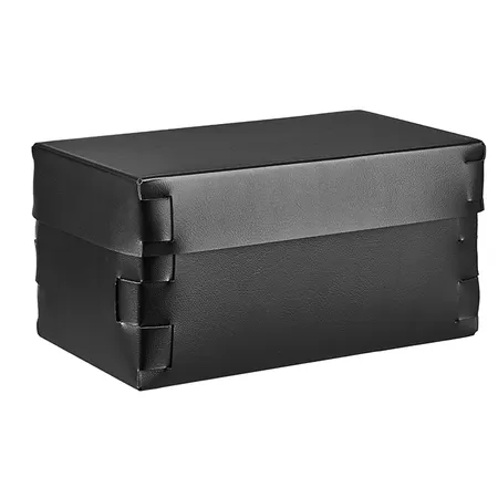 Colombo Adj Коробка Snob 25x15хH13.5см., настольная, цвет: черный/серый