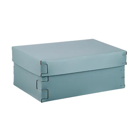 Colombo Adj Коробка Snob 32x20хH13.5см., настольная, цвет: небесный/эвкалипт