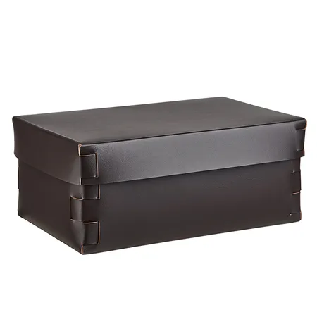 Colombo Adj Коробка Snob 32x20хH13.5см., настольная, цвет: шоколад/капучино