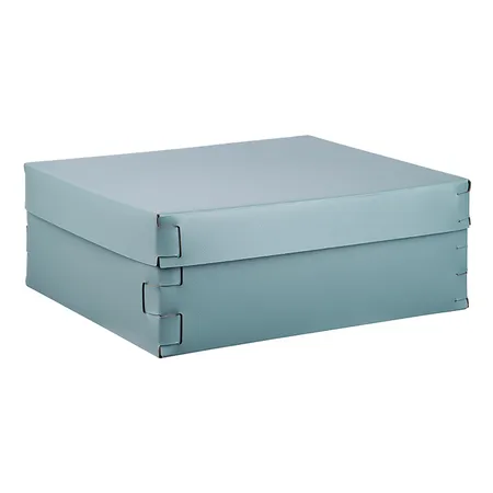 Colombo Adj Коробка Snob 36x30хH13.5см., настольная, цвет: небесный/эвкалипт