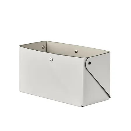 Colombo Adj Коробочка MIU, 7x14H8 см , цвет: белый/панна котта