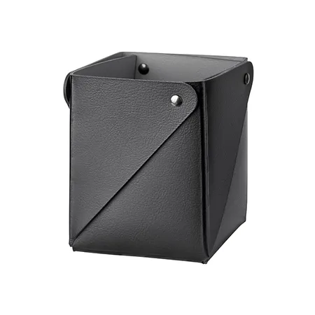 Colombo Adj Коробочка MIU, 7x7xH8 см , цвет: черный/серый