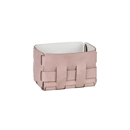 Colombo Adj Корзинка Mini Bottega, 12x19H13 см , цвет: пепельная роза/устричный