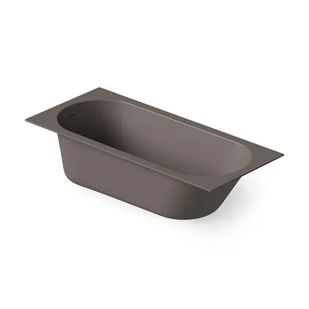 Dea Design Ease Ванна 170х75хh58cм., встраиваемая, в комплекте ножки, интегр.слив/перелив в цвет ванны цвет grey brown