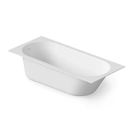 Dea Design Ease Ванна 180х80хh58см., встраиваемая, в комплекте ножки, интегр.слив/перелив в цвет ванны цвет: белый