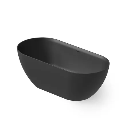 Dea Design Edge Ванна 160x75x56см., отдельностоящая, Solid Surface, цвет: Black №16