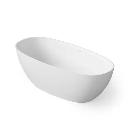 Dea Design Edge Ванна 160x76x56см., отдельностоящая, Solid Surface, цвет: White №18