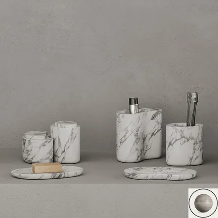 Dea Design Контейнер настольный, с крышкой, цвет: Stone Silk
