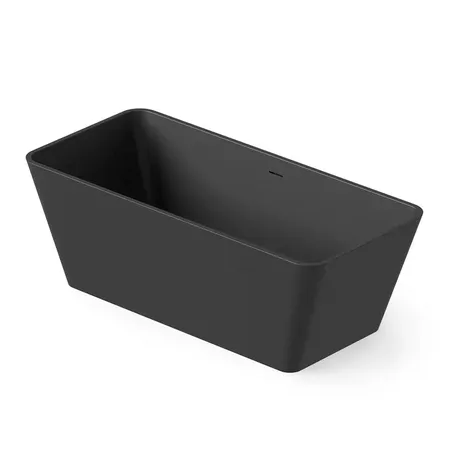 Dea Design Modern Ванна 170х78х58см., отдельностоящая, Solid Surface, цвет: Black №16