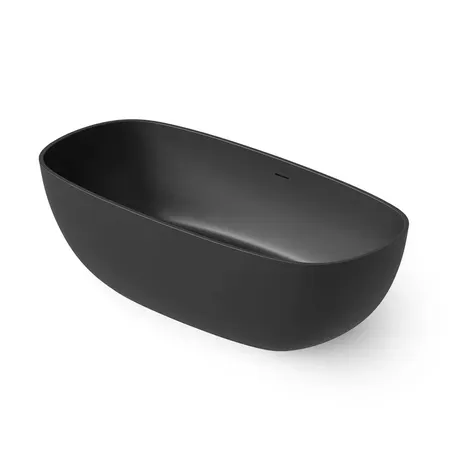 Dea Design Modern Ванна 180x85x54см., отдельностоящая, Solid Surface, цвет: Black №16