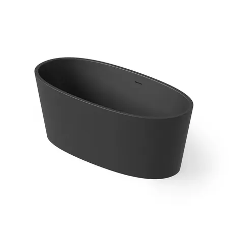 Dea Design Nature Ванна 160х75х60см., отдельностоящая, Solid Surface, цвет: Black №16