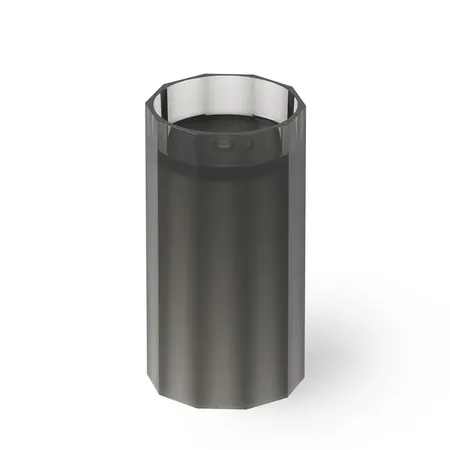 Dea Design Pedestal Basin Раковина 48х45.6х90см., напольная, без отв., Glasstech, прозрачная смола, цвет: Smoky Black R4
