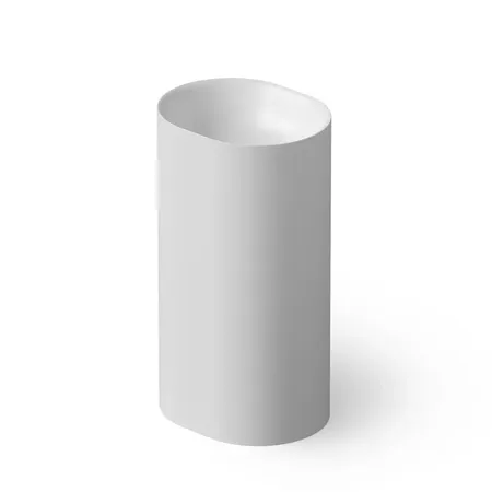 Dea Design Pedestal Basin Раковина 50х40х90см., напольная, без отв., Solid Surface, цвет: White №18