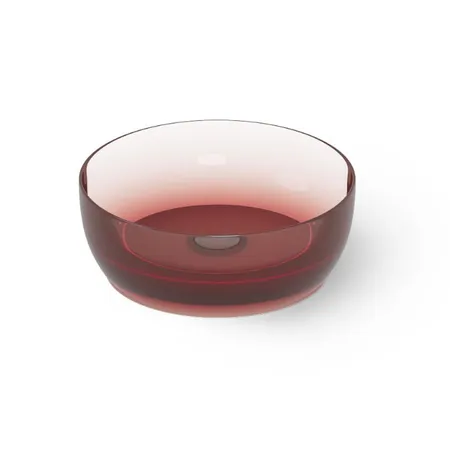 Dea Design Раковина 40х14см., накладная, без отв., цвет: pomegranate