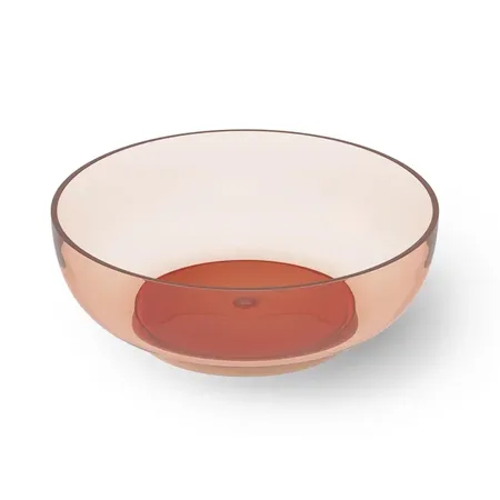 Dea Design Round Ванна 150x150x52см., отдельностоящая, Glasstech, прозрачная смола, цвет: brown copper