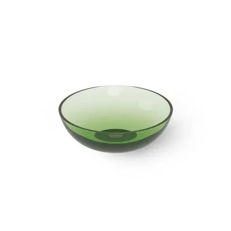 Dea Design Washbasins Раковина 42х42х16см., накладная, без отв., Glasstech, прозрачная смола, цвет: Emerald R3