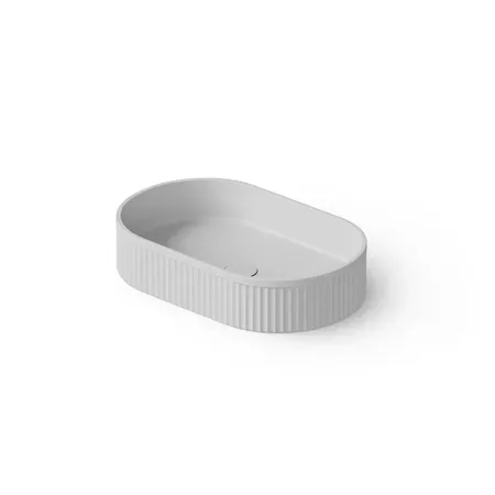Dea Design Washbasins Раковина 55х35х12см., накладная, без отв., Solid Surface, цвет: White №18