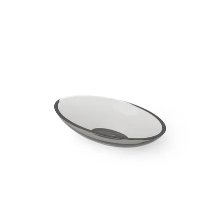 Dea Design Washbasins Раковина 60х35х10.5см., накладная, без отв., Glasstech, прозрачная смола, цвет: Smoky Black R4