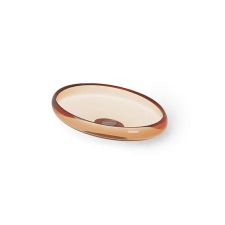 Dea Design Washbasins Раковина 60х40х11.2см., накладная, без отв., Glasstech, прозрачная смола, цвет: Sunset R1
