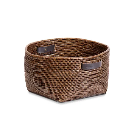 Decor Walther Basket KORB Коробка универсальная 47x44х23см., настольная, цвет: ротанг темный