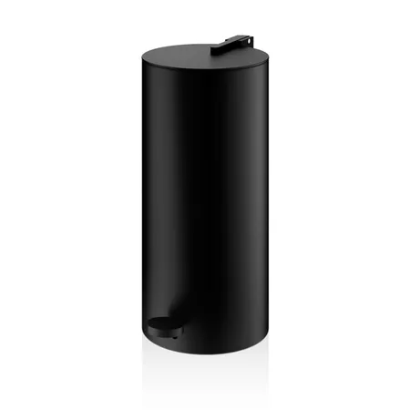 Decor Walther Bin 3 Ведро 14.5xh33.5см, с педалью и крышкой, напольное, цвет: черный матовый