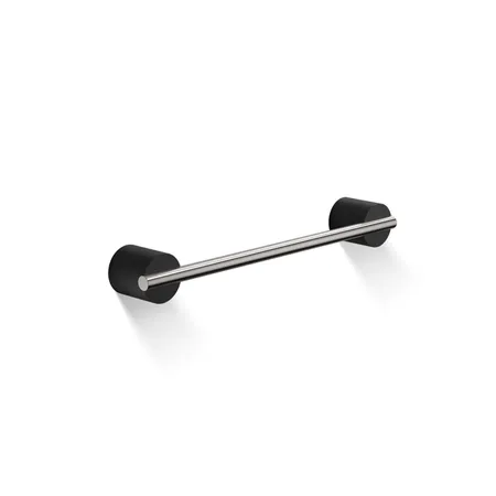 Decor Walther Black Stone HTE30 Полотенцедержатель 30см, цвет: черный матовый / сталь матовая