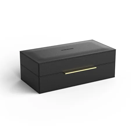 Decor Walther Brownie BOX S Коробка универсальная 27х14х9.5см., искусственная кожа, цвет: черный
