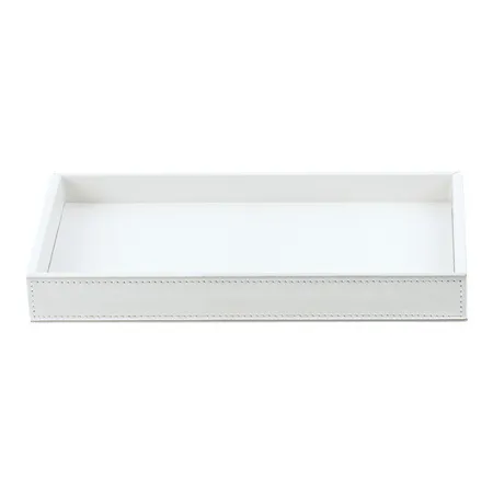 Decor Walther Brownie Tab L Лоток универсальный 28x16см, настольный, цвет: белая кожа