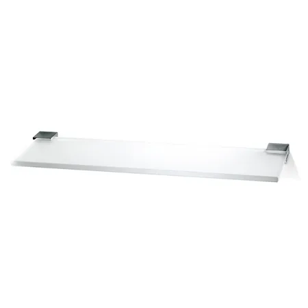 Decor Walther Corner GLA40 Полочка стеклянная 40x12см, подвесная, цвет: хром