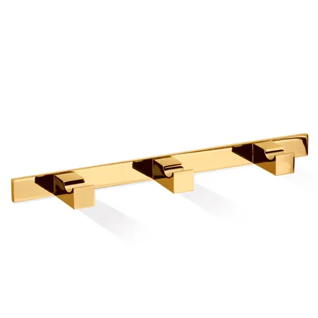 Decor Walther Corner HAK3 Панель с 3 крючками 18x4см, подвесной, цвет: золото