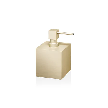Decor Walther Cube DW 475 Дозатор для мыла, настольный, цвет: золото матовое