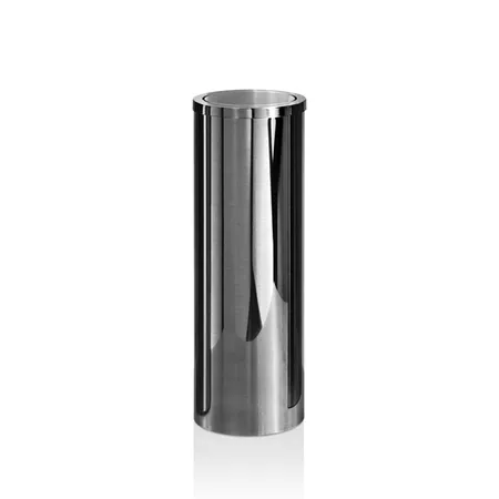 Decor Walther DW 1024 Корзина для бумаги 20xh60см, с крышкой, напольная, цвет: сталь матовая