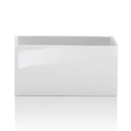 Decor Walther DW 624 Бокс универсальный 25x12x12см, фарфор, настольный, цвет: белый