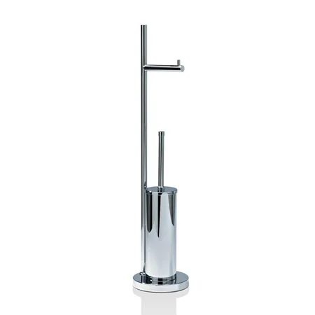 Decor Walther DW 670 Напольная стойка 75.1см., с ершиком и бумагодержателем, цвет: хром