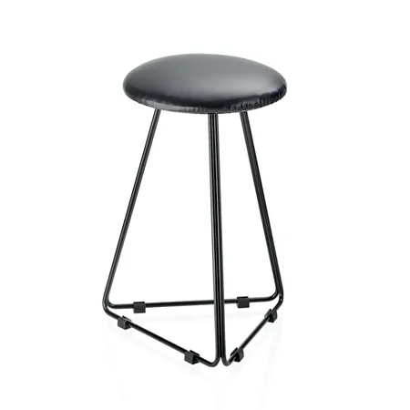 Decor Walther DW 71 Табурет 39.5x39.5x53см, напольный, цвет: черный