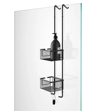 Decor Walther DW HGK2 Корзина универсальная 15x12x70см для душа, подвесная, цвет: черный матовый