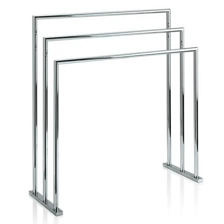 Decor Walther HT 9 Полотенцедержатель тройной 70x26x75см, напольный, цвет: хром